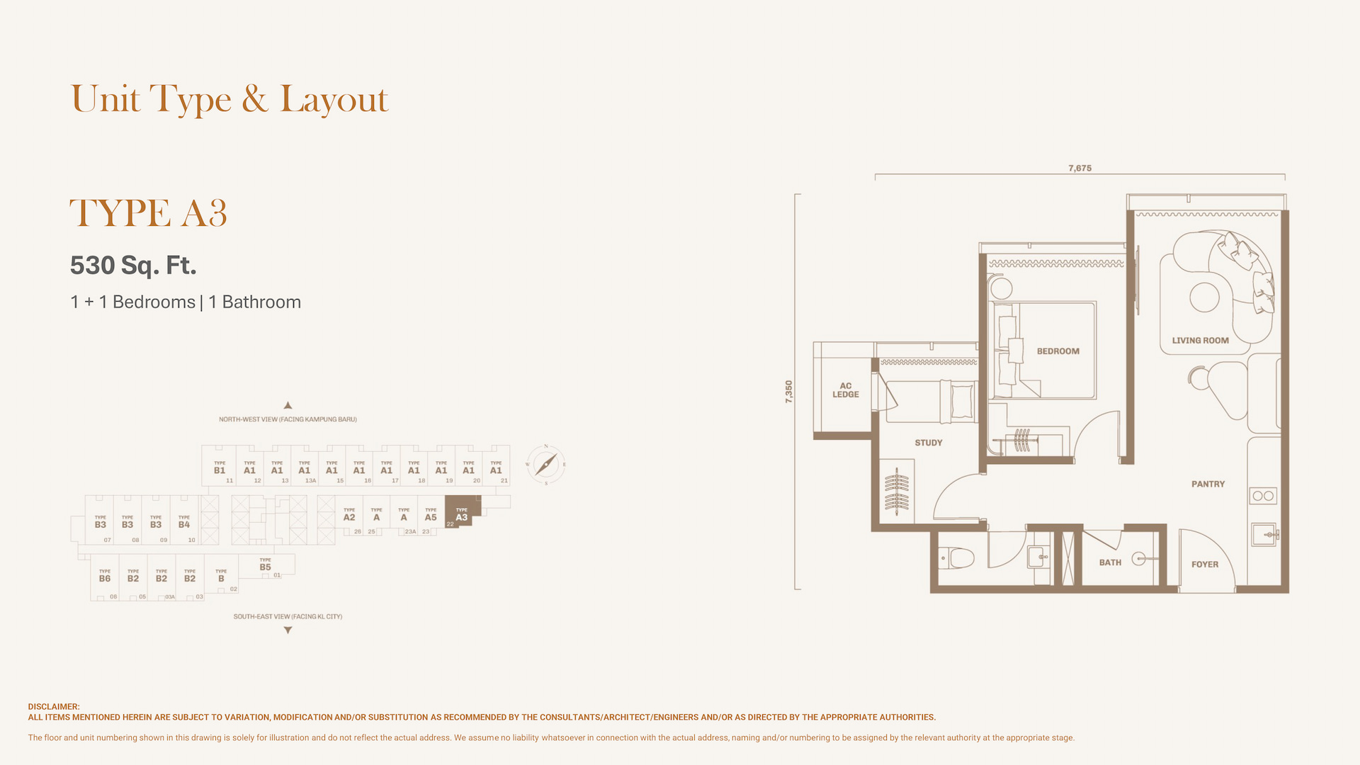 Type A3 Floor Plan